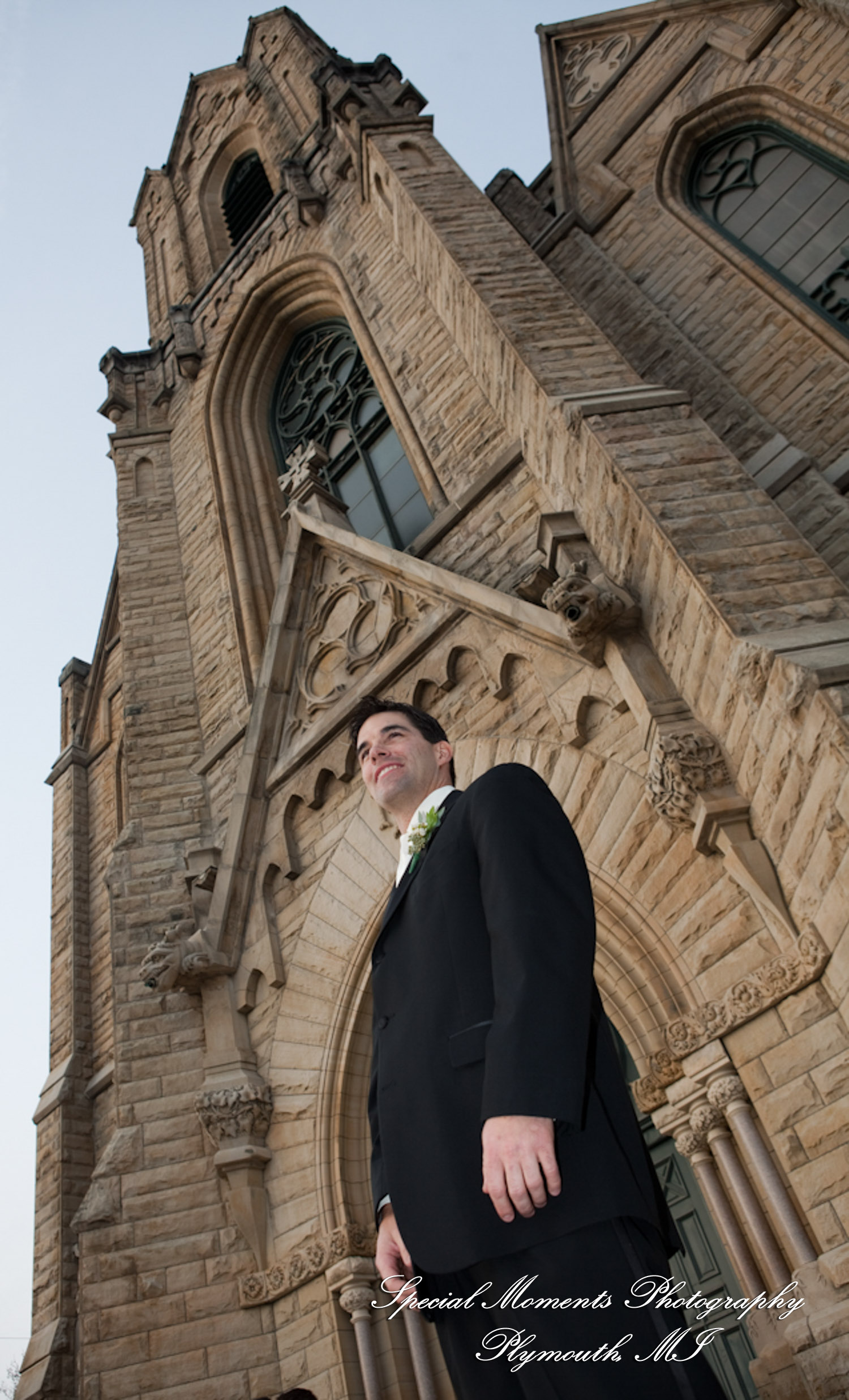 Katie & Mike at St. Patrick Historic Catholic Toledo OH wedding photograph