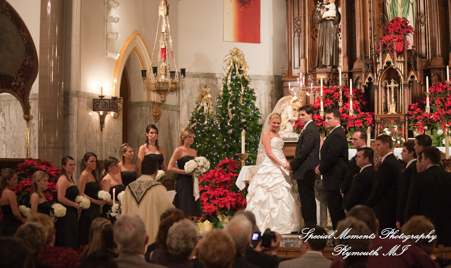 Katie & Mike at St. Patrick Historic Catholic Toledo OH wedding photograph