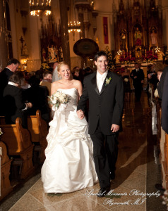 Katie & Mike at St. Patrick Historic Catholic Toledo OH wedding photograph