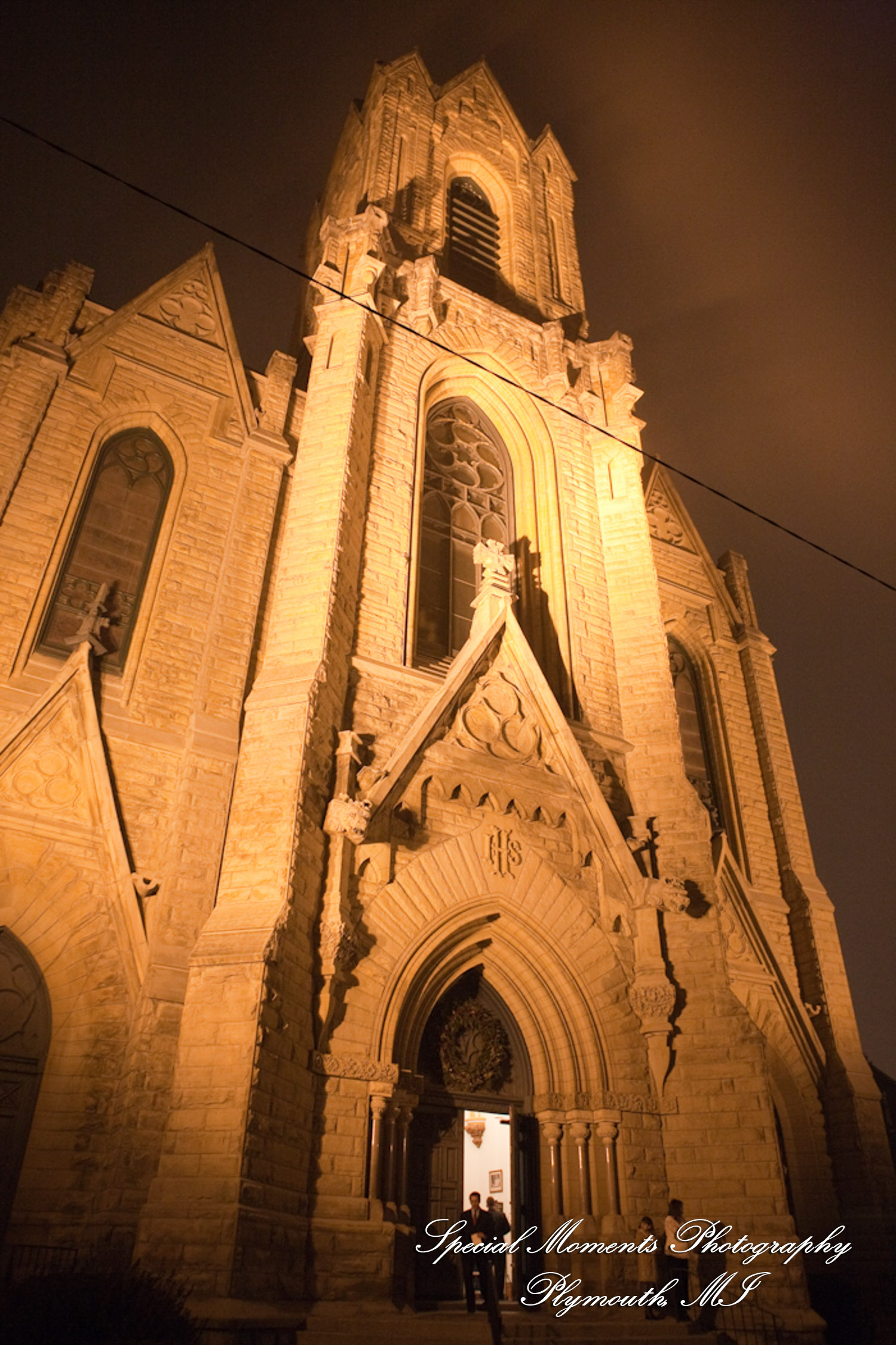 Katie & Mike at St. Patrick Historic Catholic Toledo OH wedding photograph