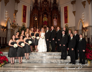 Katie & Mike at St. Patrick Historic Catholic Toledo OH wedding photograph
