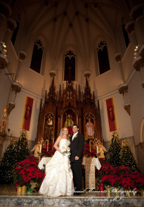 Katie & Mike at St. Patrick Historic Catholic Toledo OH wedding photograph