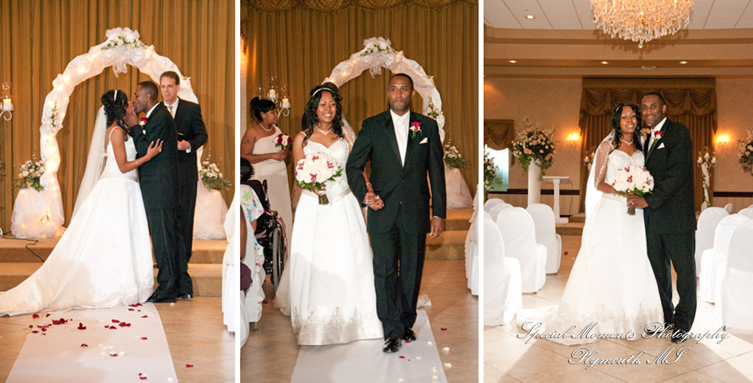 Sericka & Milton at Crystal Gardens Southgate MI wedding photograph