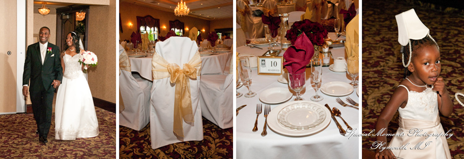 Sericka & Milton at Crystal Gardens Southgate MI wedding photograph