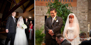 Jessica & Mike at St. Thomas a'Becket Catholic Church Canton MI wedding photograph