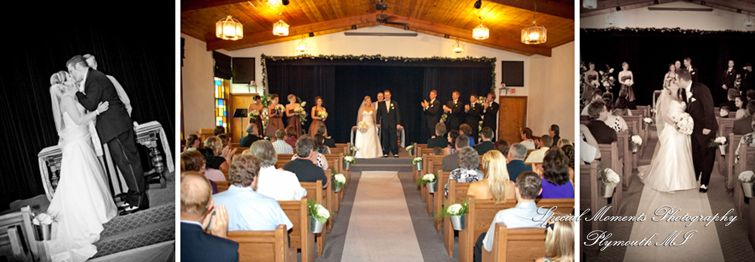 Valerie & Al at Oakwood Wedding Chapel Oxford MI wedding photograph