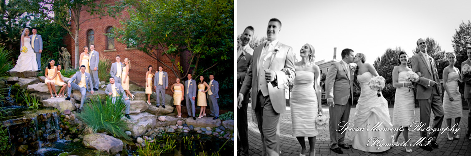 Lindsay & Mike at Ss. Mary & Joseph Chapel Plymouth MI wedding photograph