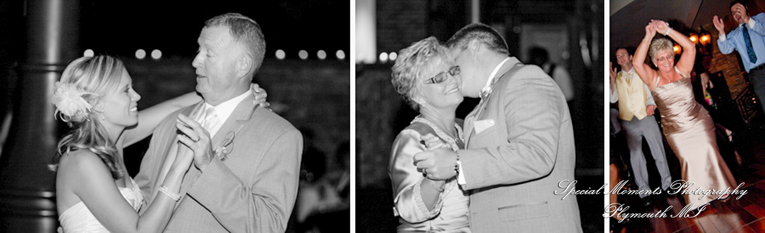 Lindsay & Mike at St. John's Resort Atrium Ballroom Plymouth MI wedding photograph