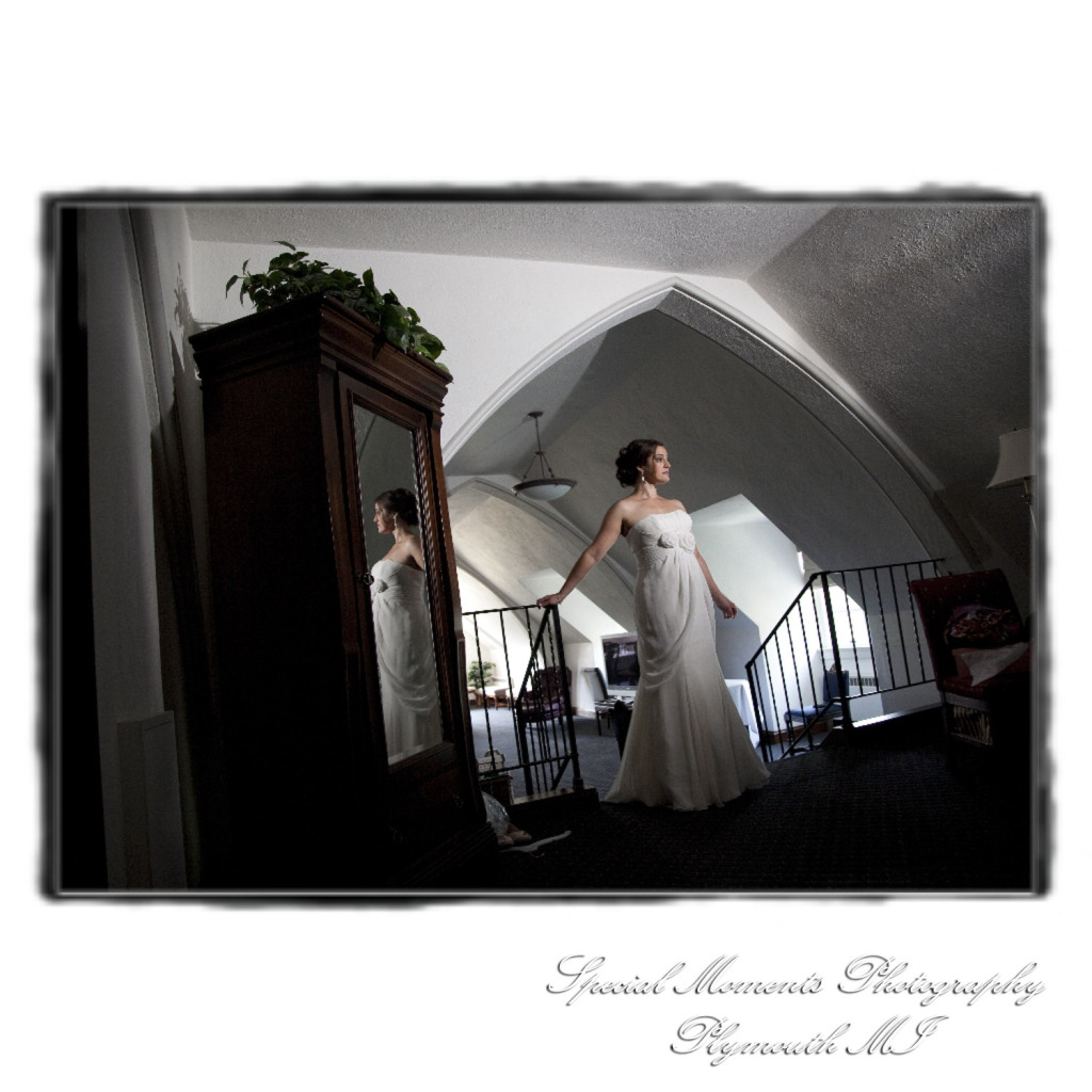 Kelly & Chris at Michigan League Ballroom Ann Arbor MI wedding photograph