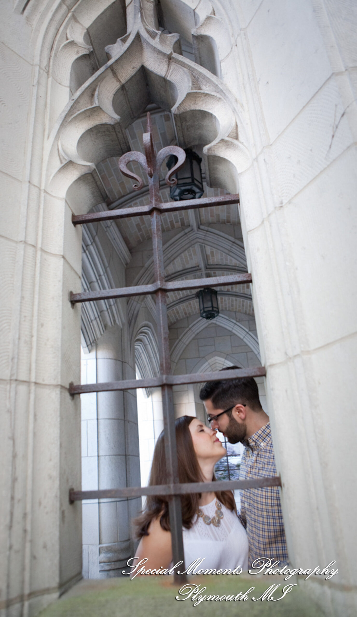 Daniel & Daniel at Law School Ann Arbor MI engagement photography