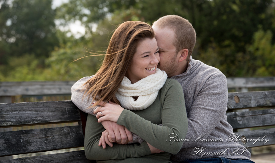 Danielle & Jack at Kensington Metro Park Milford MI engagement photography