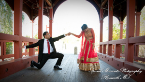 Deepshikha & Ashvarya at Ford Field Park Dearborn MI engagement photography