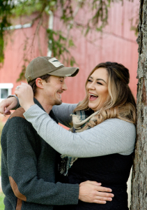 Valerie & Tanner at Heritage Park Farmington Hills MI engagement photography