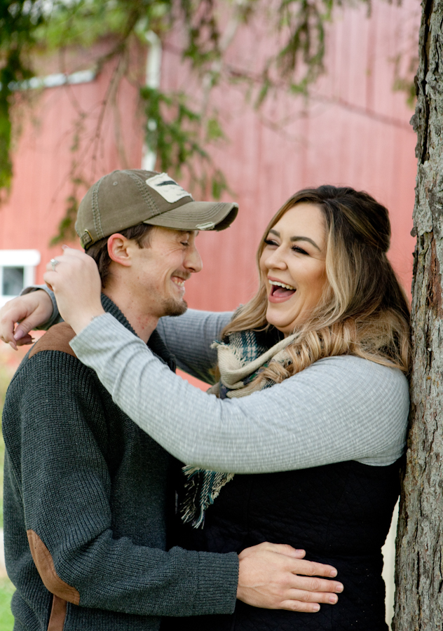 Valerie & Tanner at Heritage Park Farmington Hills MI engagement photography