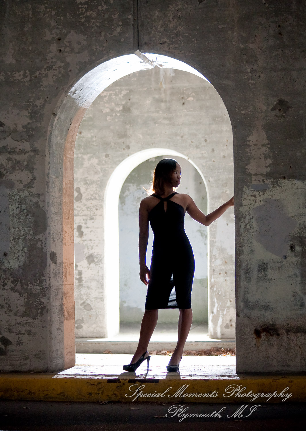 Tene at Park Royal Oak MI commercial head shots photography, warm up for Athens Shoot.