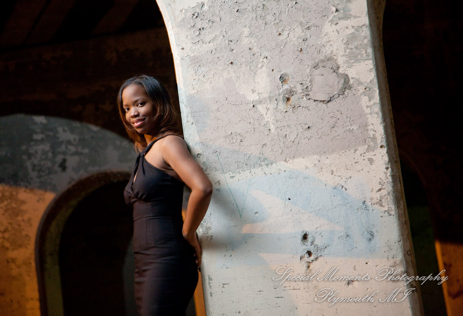 Tene at Park Royal Oak MI commercial head shots photography, warm up for Athens Shoot.