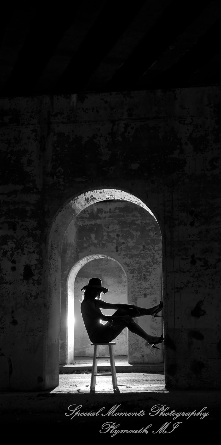 Tene at Park Royal Oak MI commercial head shots photography, warm up for Athens Shoot.