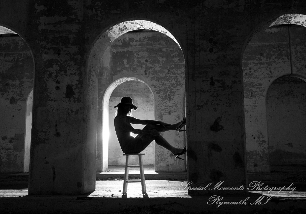 Tene at Park Royal Oak MI commercial head shots photography, warm up for Athens Shoot.