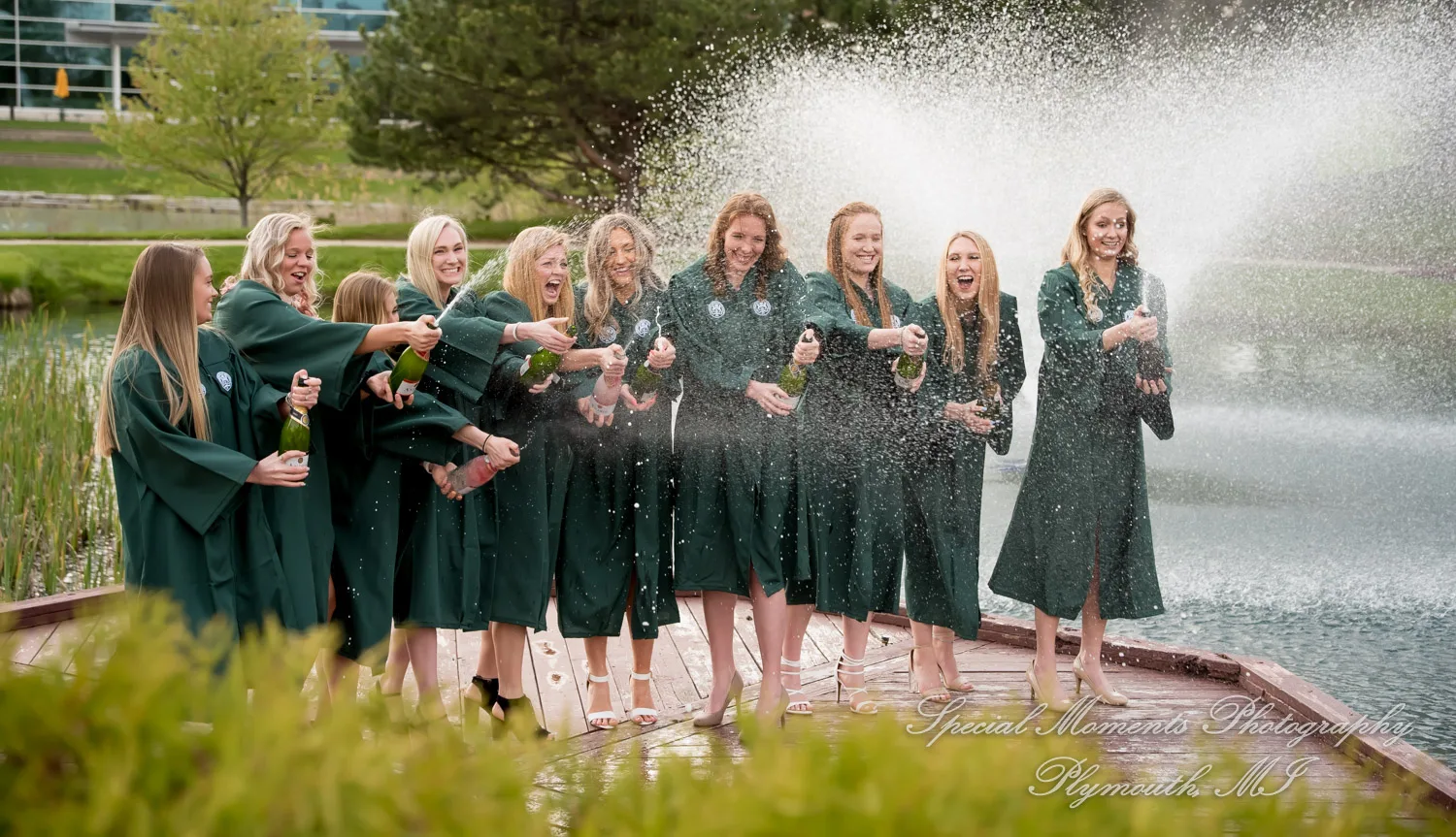 Graduation photos at Eastern MI University Special Moments