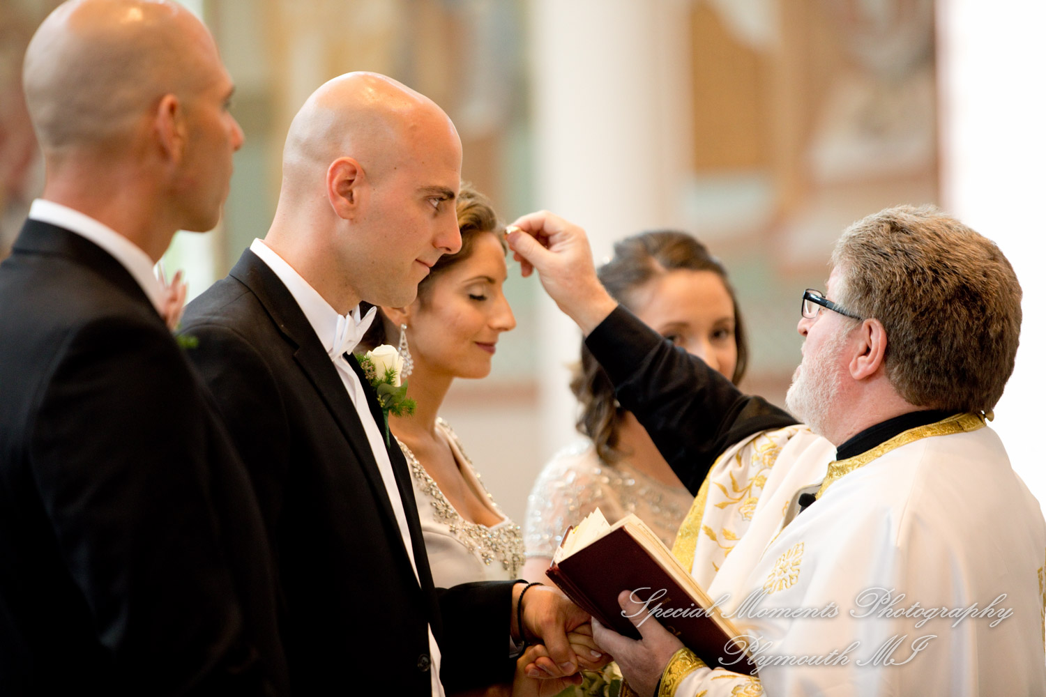 Erika & Mark at St. Nicholas Greek Orthodox Troy wedding photography