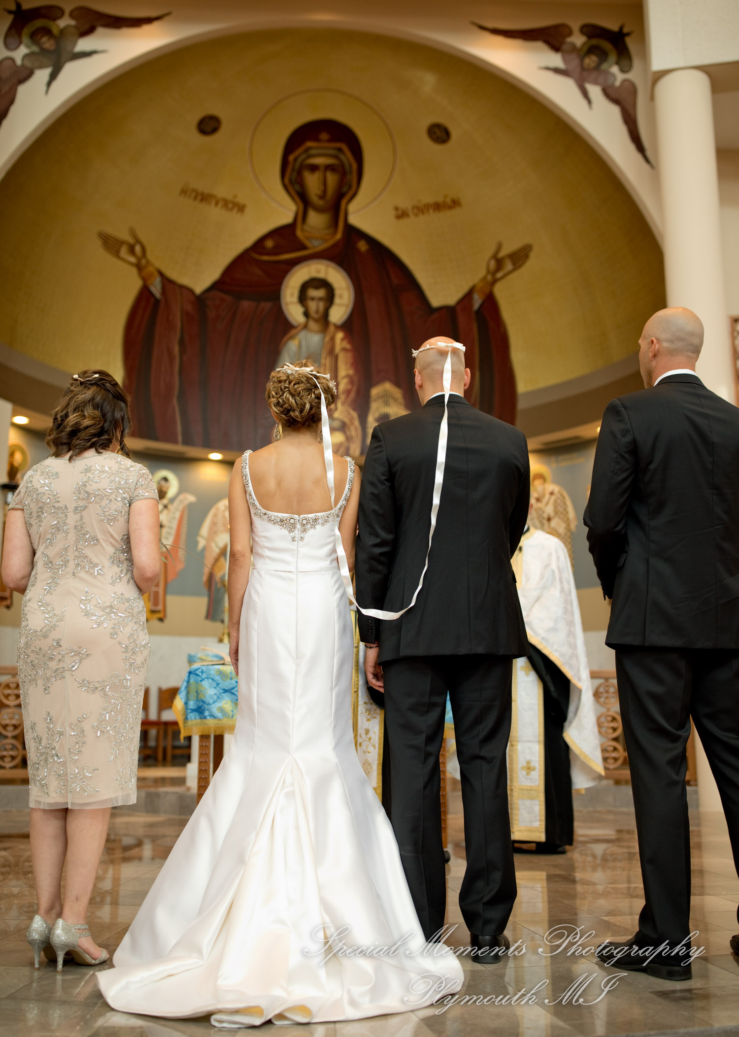 Erika & Mark at St. Nicholas Greek Orthodox Troy wedding photography
