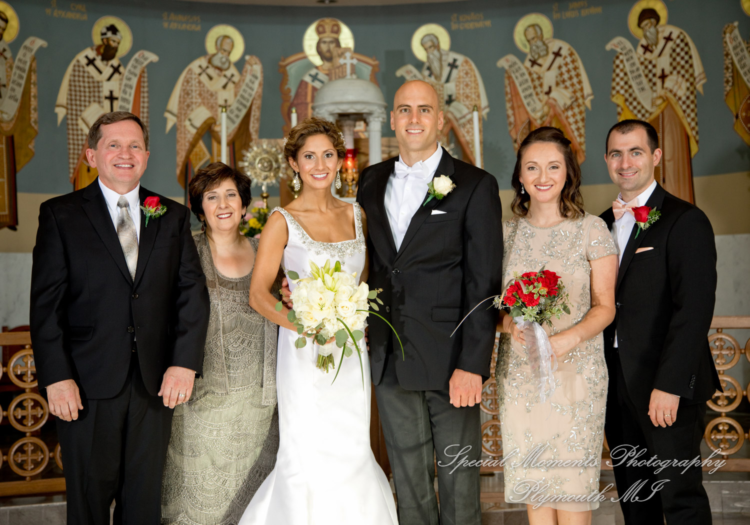 Erika & Mark at St. Nicholas Greek Orthodox Troy wedding photography