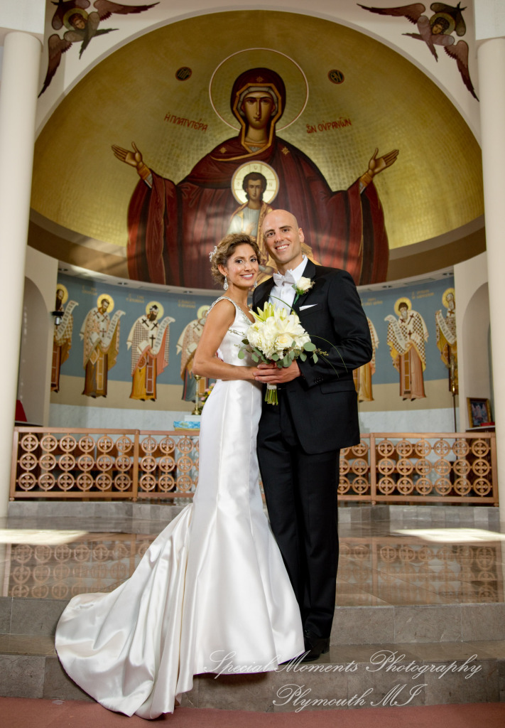 Erika & Mark at St. Nicholas Greek Orthodox Troy wedding photography