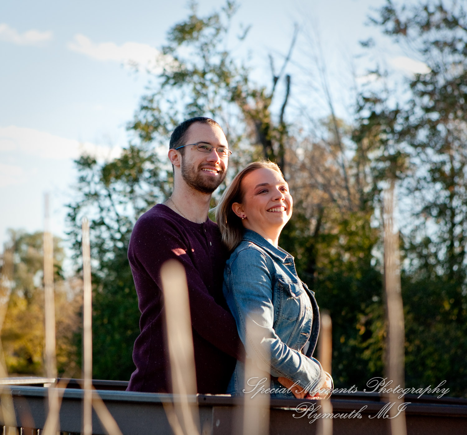 Elizabeth & Joe at Robert Long Park Commerce Twp. MI engagement photography