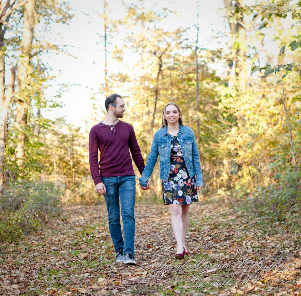 Elizabeth & Joe at Robert Long Park Commerce Twp. MI engagement photography