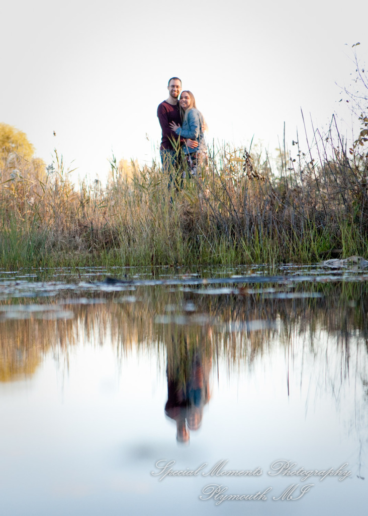 Elizabeth & Joe at Robert Long Park Commerce Twp. MI engagement photography