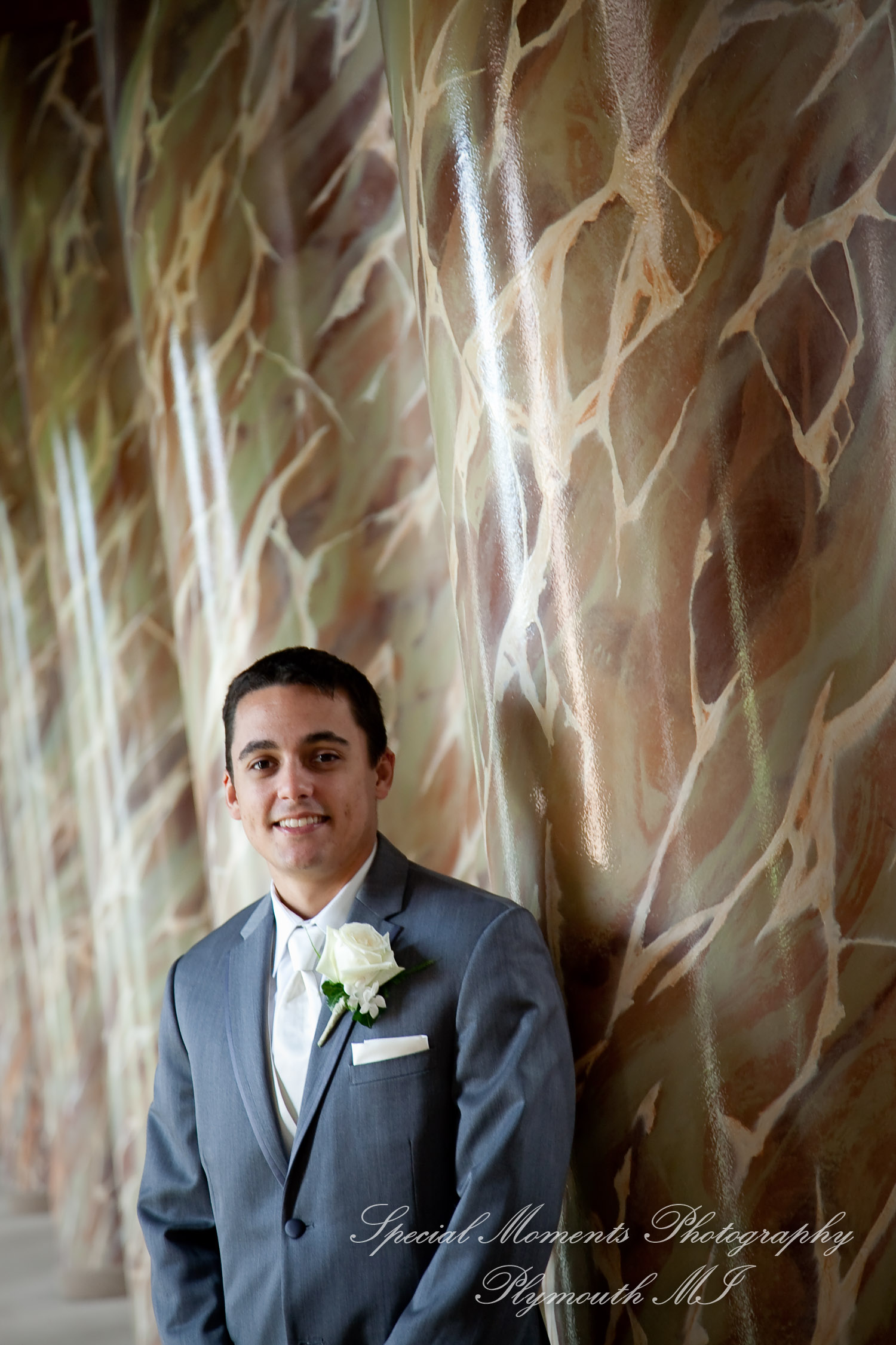 Stefanie & David at St. John Greek Orthodox Sterling Hts. MI wedding photography