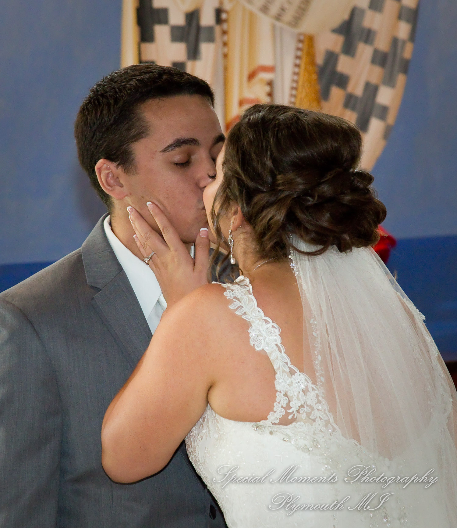 Stefanie & David at St. John Greek Orthodox Sterling Hts. MI wedding photography