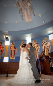 Stefanie & David at St. John Greek Orthodox Sterling Hts. MI wedding photography