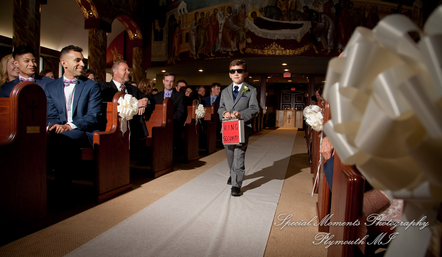 Stefanie & David at St. John Greek Orthodox Sterling Hts. MI wedding photography