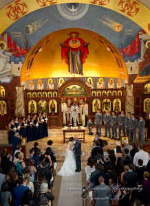 Stefanie & David at St. John Greek Orthodox Sterling Hts. MI wedding photography
