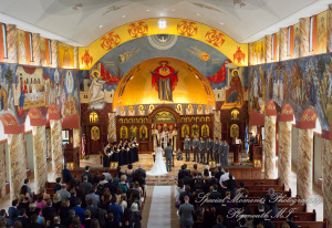 Stefanie & David at St. John Greek Orthodox Sterling Hts. MI wedding photography