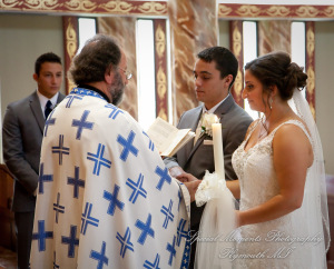 Stefanie & David at St. John Greek Orthodox Sterling Hts. MI wedding photography