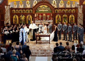 Stefanie & David at St. John Greek Orthodox Sterling Hts. MI wedding photography