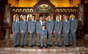 Stefanie & David at St. John Greek Orthodox Sterling Hts. MI wedding photography