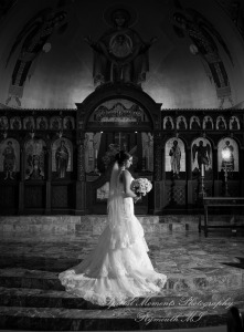 Stefanie & David at St. John Greek Orthodox Sterling Hts. MI wedding photography