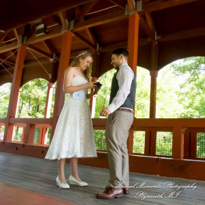 Sydney & John at Ford Field Park Bridge Dearborn MI wedding photography