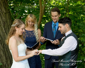 Sydney & John at Ford Field Park Bridge Dearborn MI wedding photography