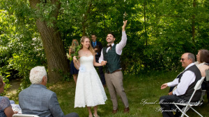 Sydney & John at Ford Field Park Bridge Dearborn MI wedding photography