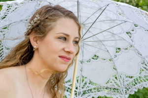 Sydney & John at Ford Field Park Bridge Dearborn MI wedding photography