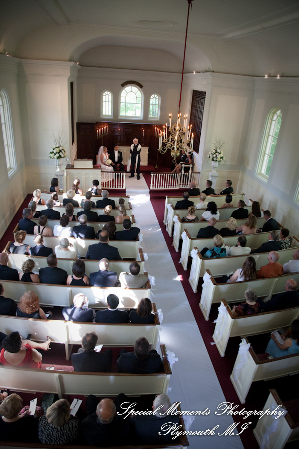 Chris & Shanyn at Martha-Mary Chapel Greenfield Village Dearborn MI wedding photograph