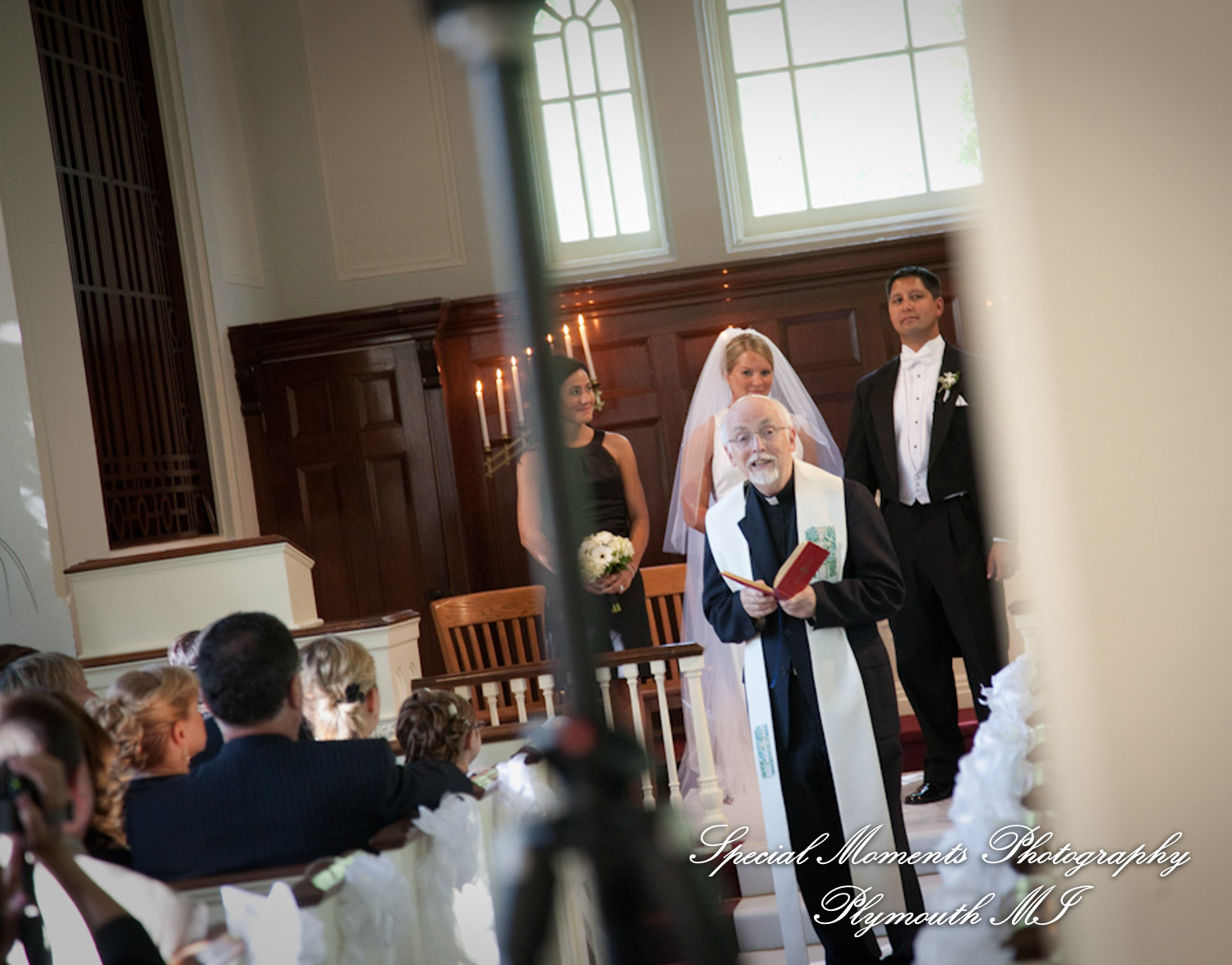 Chris & Shanyn at Martha-Mary Chapel Greenfield Village Dearborn MI wedding photograph