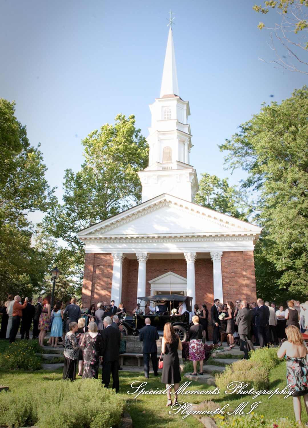 Chris & Shanyn at Martha-Mary Chapel Greenfield Village Dearborn MI wedding photograph