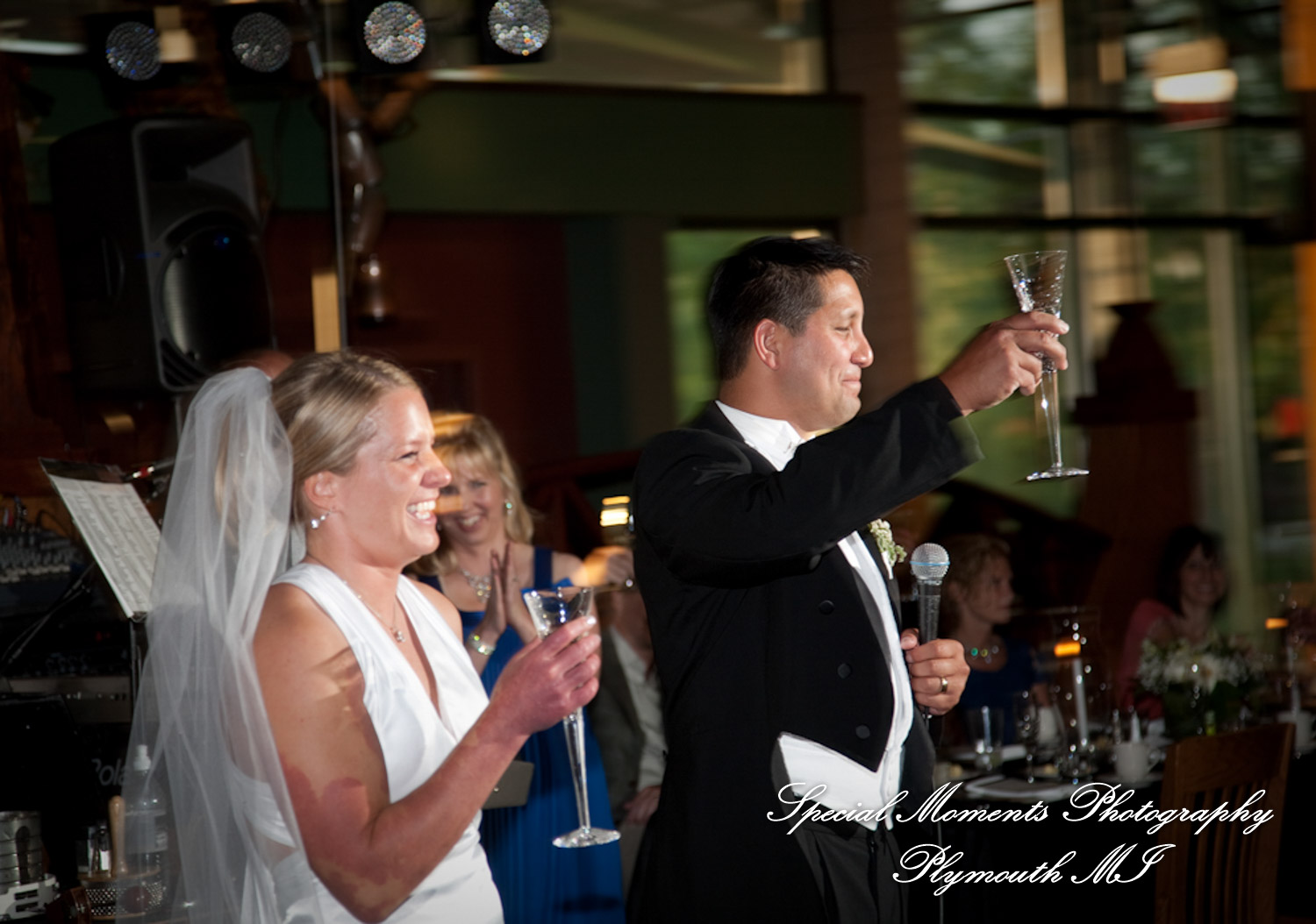 Chris & Shanyn at Taste of History Greenfield Village Dearborn MI wedding photograph
