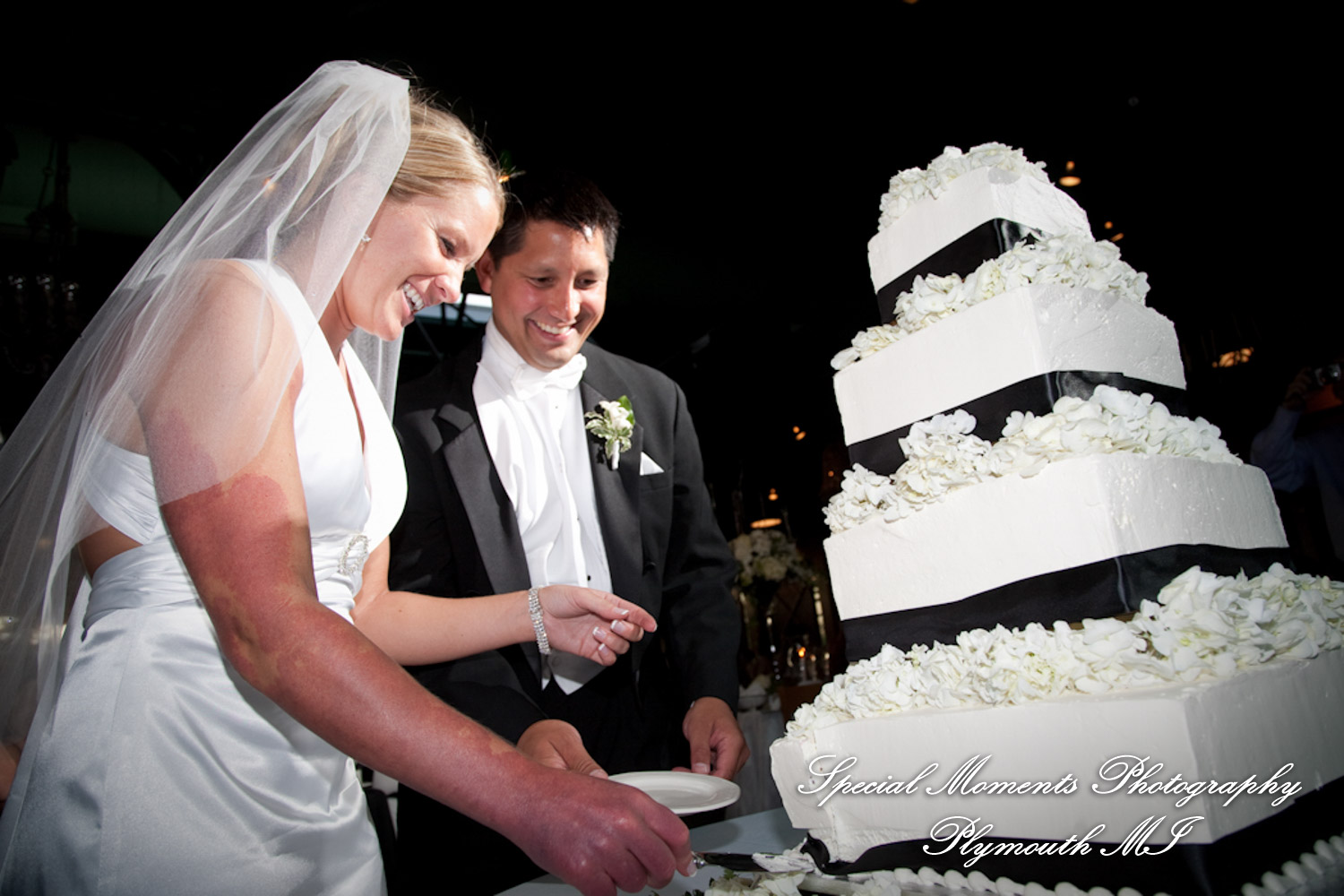 Chris & Shanyn at Taste of History Greenfield Village Dearborn MI wedding photograph