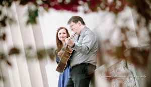 Jennifer & Joshua at Law Quad Ann Arbor MI Engagement wedding photograph